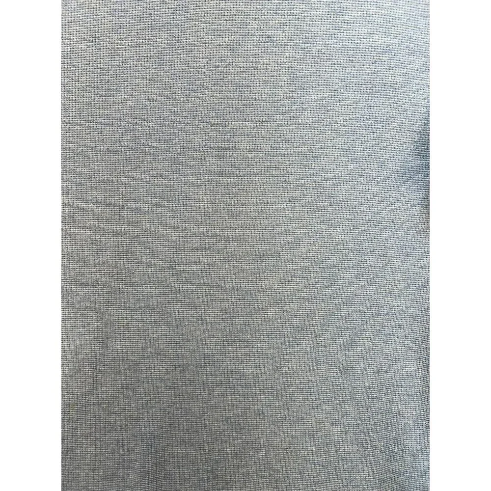 Banana Republic Mens Waffle Knit Relaxed Fit Long T-Shirt Sz L Blue Stretch